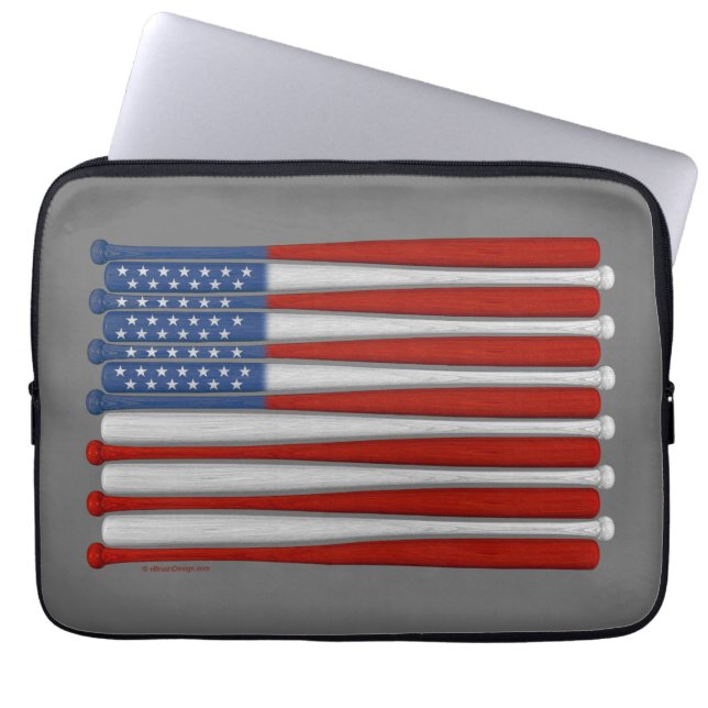 Baseball America (USA) Laptop Sleeve (Vorderseite)