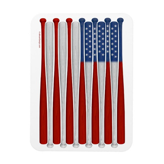 Baseball America (USA) Magnet (Vertikal)
