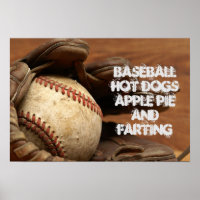 BASEBALL APPLE PIE HOT HUNDEN UND FARBEN