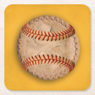 Baseball Apple Pie Rechteckiger Pappuntersetzer