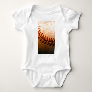 Baseball Art Baby Strampler
