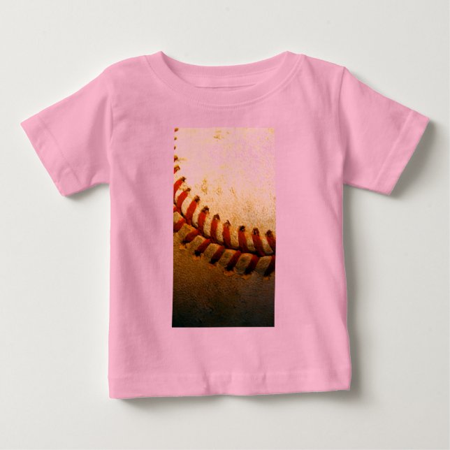 Baseball Art Baby T-shirt (Vorderseite)