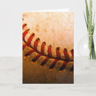 Baseball Art Karte