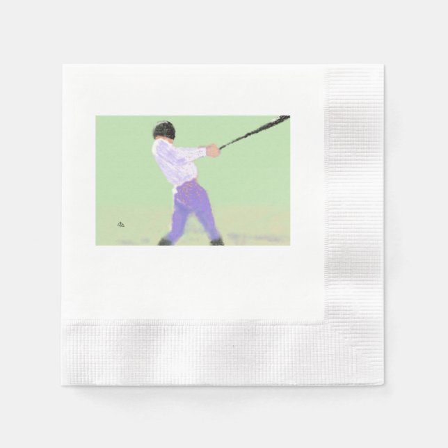 Baseball Art Serviette (Vorderseite)