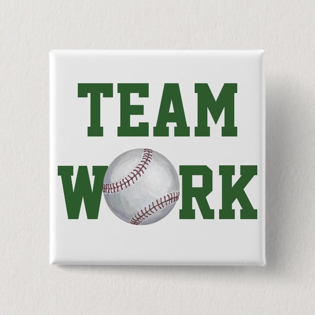 Baseball Art Team Button (Vorderseite)