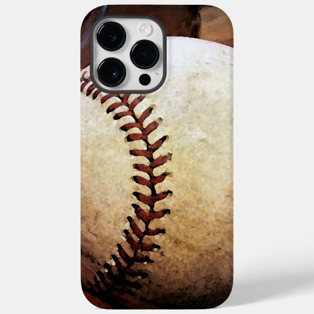 Baseball Artwork Case-Mate iPhone Hülle (Rückseite)