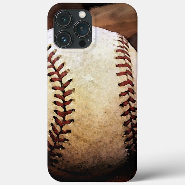Baseball Artwork Case-Mate iPhone Hülle (Rückseite)