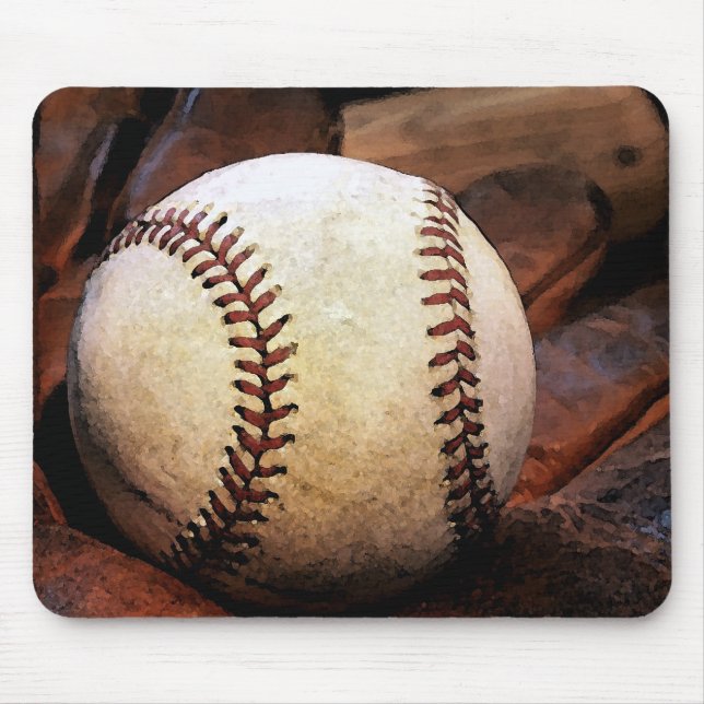 Baseball Artwork Mousepad (Vorne)