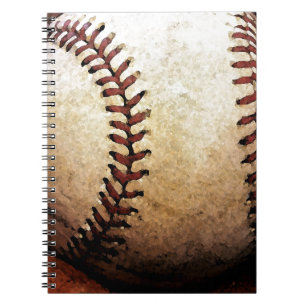 Baseball Artwork Notizblock