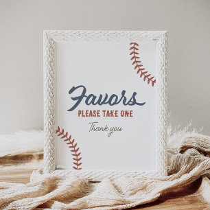 Baseball Baby Duwer favorisiert Schild