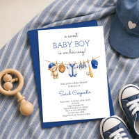 Baseball-Baby-Party-Einladung für Jungen