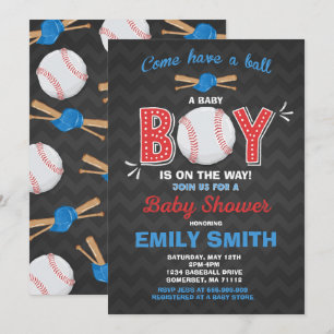 Baseball Baby Shower Einladung Sport Baby Dusche