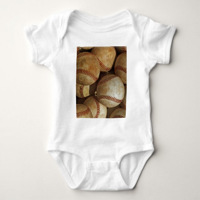 Baseball Baby Strampler (Vorderseite)