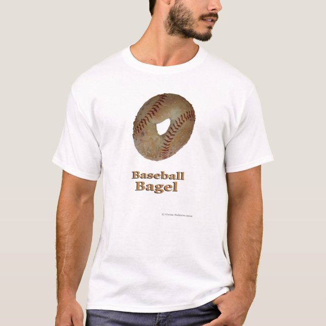 Baseball-Bagel T-Shirt (Vorderseite)