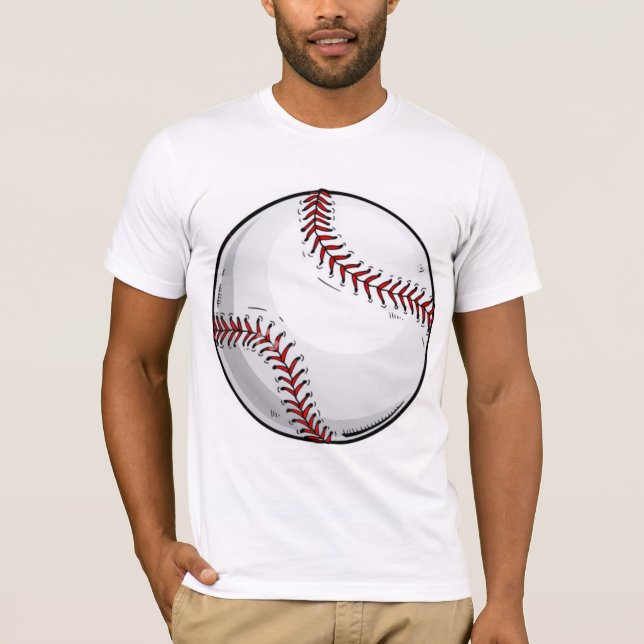 Baseball-Ball 1 T-Shirt (Vorderseite)