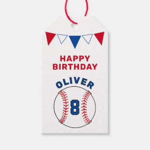 Baseball Ball Bunting-Flaggen Kinder Geburtstag Geschenkanhänger