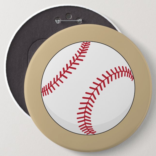 Baseball Ball Button (Vorne & Hinten)