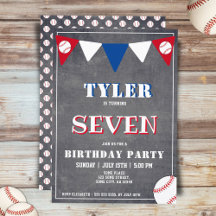 Baseball Ball Chalkboard Sports Kindergeburtstag