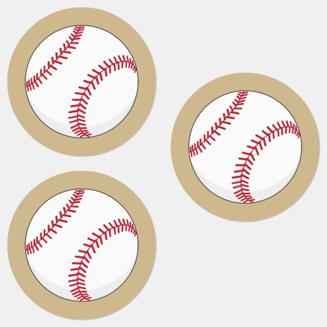 Baseball Ball Etiketten (Gruppe)