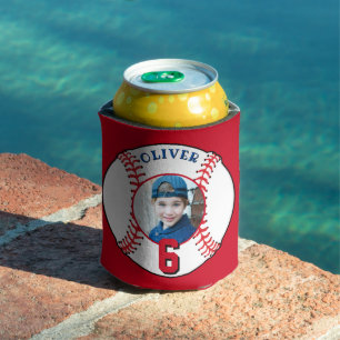 Baseball Ball Kindergeburtstag Foto Dosenkühler
