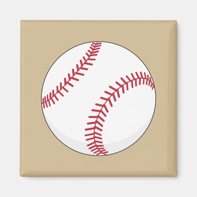 Baseball Ball Magnet (Vorne)