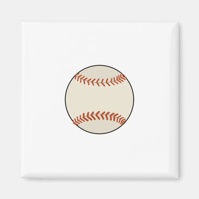 Baseball Ball Magnet (Vorne)