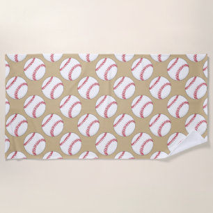 Baseball-Ball-Muster Strandtuch