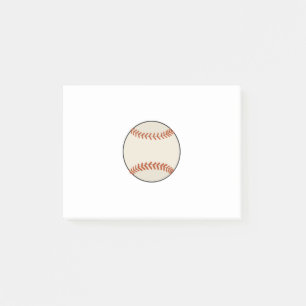 Baseball Ball Post-it Klebezettel