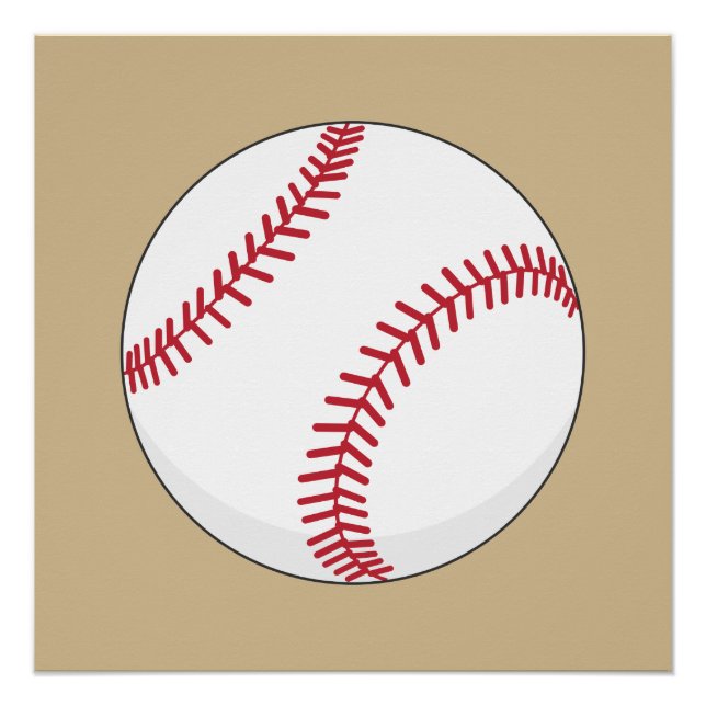 Baseball Ball Poster (Vorderseite)