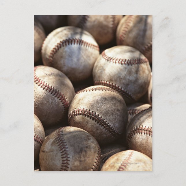 Baseball Ball Postkarte (Vorderseite)