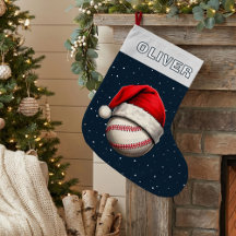 Baseball-Ball-Rote Weihnachtsmannmütze