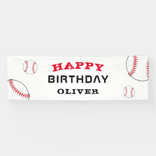 Baseball Ball Sport Kinder Geburtstagsfeier Banner