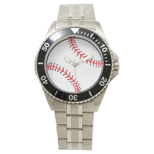 Baseball Ball Watch Armbanduhr (Vorderseite)