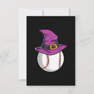 Baseball Ball Witzhut - Witziges Halloween-Kostüm RSVP Karte