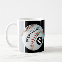 Baseball-Baller-Monogramm-Individuelle Name