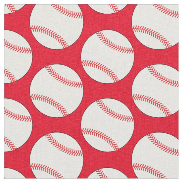 Baseball Balls Sport Red Stoff (Nahaufnahme)
