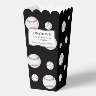 Baseball Balls Sport Theme Birthday Party Geschenkschachtel