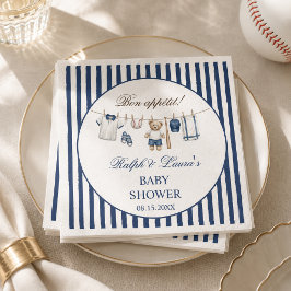 Baseball-Bär-Baby-Party Serviette