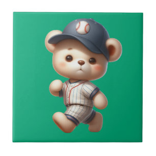 Baseball Bären 1 Fliese