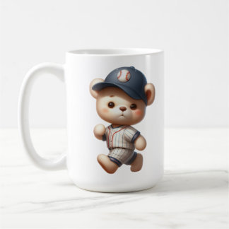 Baseball Bären 1 Kaffeetasse