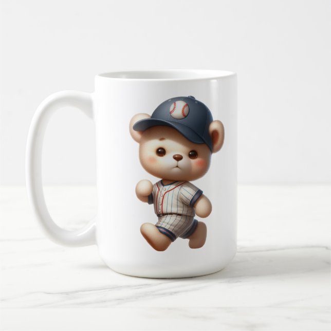 Baseball Bären 1 Kaffeetasse (Links)