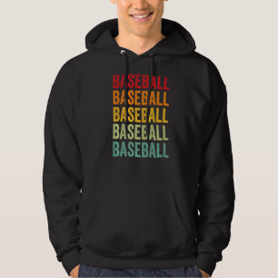 Baseball Baseball Hobbyist Rainbow Hoodie