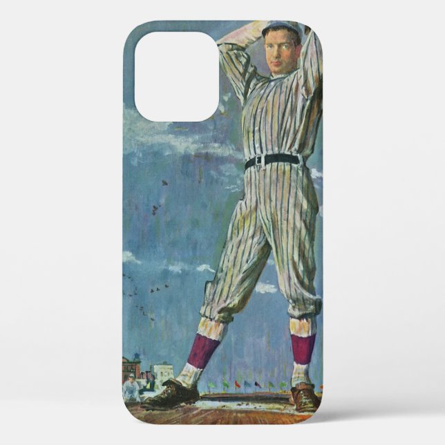 Baseball-Baseball, Pitcher im Baseball-Spiel Case-Mate iPhone Hülle (Rückseite)