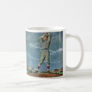 Baseball-Baseball, Pitcher im Baseball-Spiel Kaffeetasse