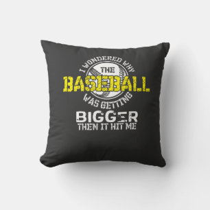 Baseball - Baseball wird größer Kissen