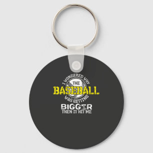 Baseball - Baseball wird größer Schlüsselanhänger