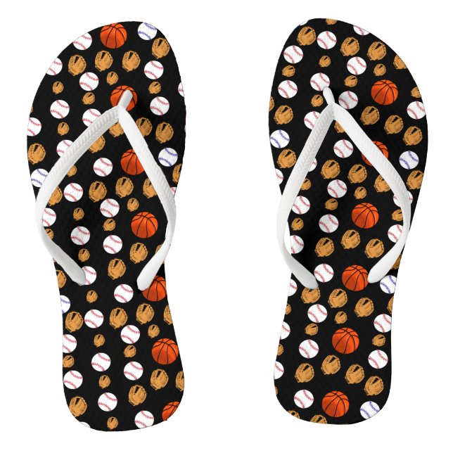 Baseball, Baseballhandschuh, Basketball, Sport Flip Flops (Fußbett)