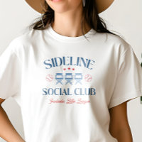 Baseball Baseline Social Club mit Liga-Namen