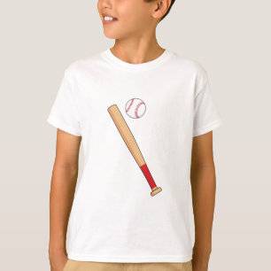 Baseball-Bat mit Ball T-Shirt