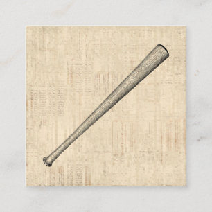 Baseball Bat Sports Art Design Begleitkarte